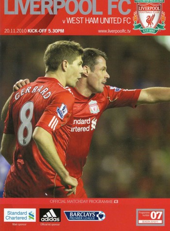 Match programme